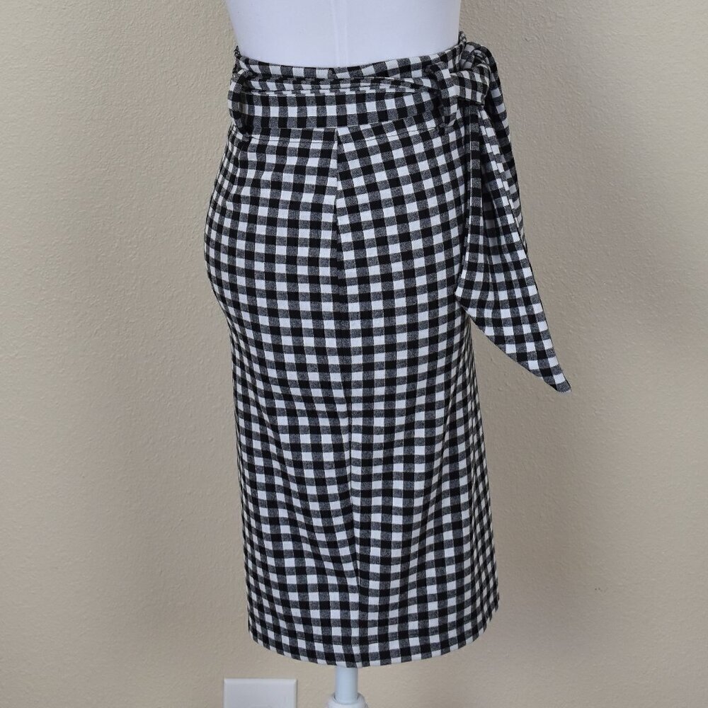 Anthropologie Maeve Gingham Plaid Pencil Skirt - XS - Picture 8 of 9